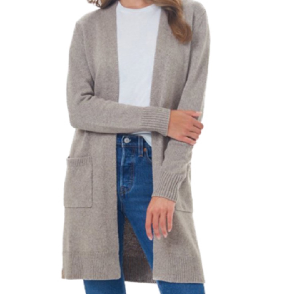 TENTREE Highline Wool Cardigan Oatmeal size Small